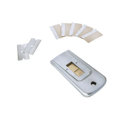 RASCADOR BOLSILLO METÁLICO (con cuchilla) 4cm