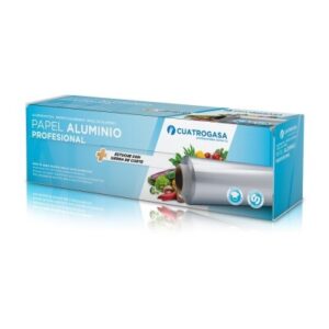 CUATROGASA ALUMINIO LISO 290MM 200M 13MIC