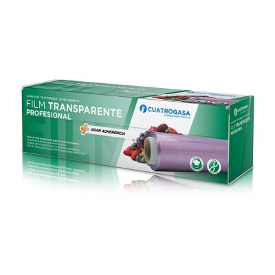 CUATROGASA FILM PVC ESTUCHADO 300MM 250M 8,5MIC