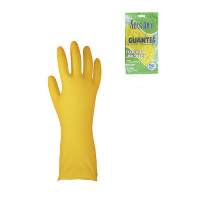 GUANTES FLOCADOS UNICOLOR S