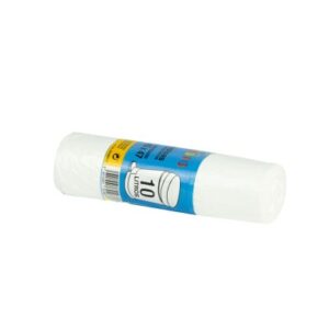 BOLSA DE BASURA BLANCA 50 UNIDADES 10L 45x47 G40
