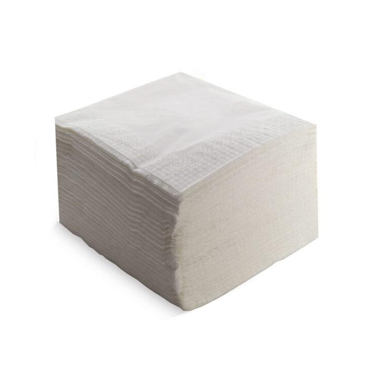 SERVILLETAS BLANCA 40X40 1/4 2C CNF 2400 UNDS