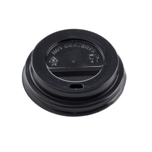 TAPA VASO CARTÓN 7,5 OZ NEGRA TRAVEL 70 mm