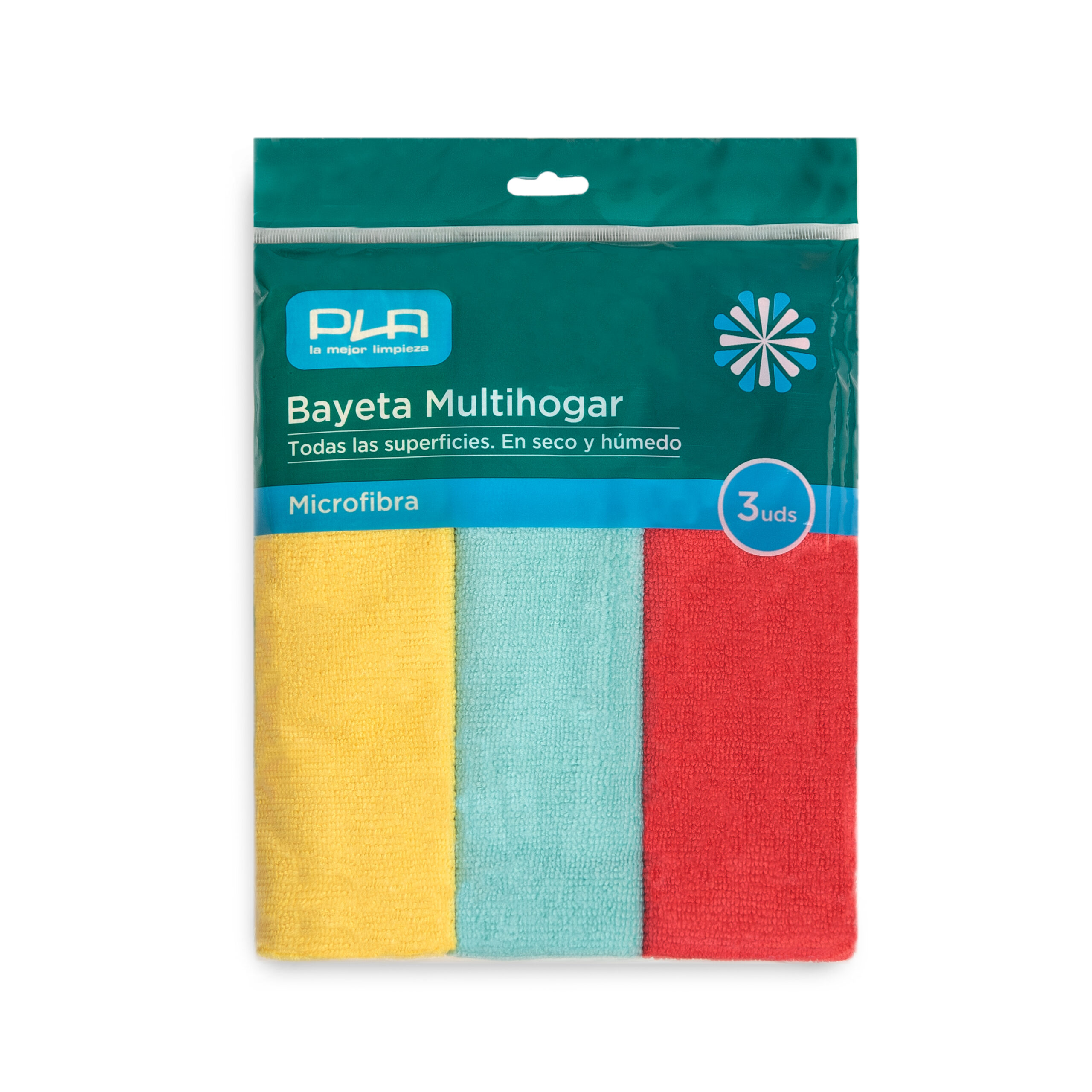 BAYETA MULTIHOGAR MICROFIBRA PACK 3