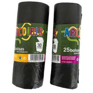 ROLLO DE 25 BOLSAS DE BASURA 52x55 G-50